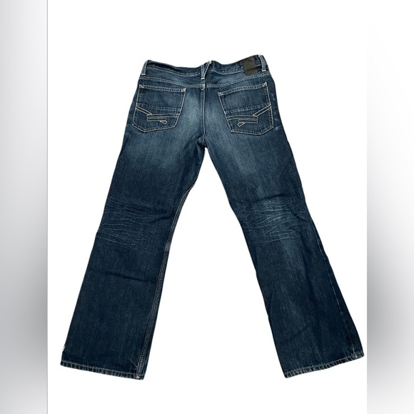 HELIX SLIM BOOT MEDIUM FADED WASH MEN’S JEANS SIZE 34/30 - Picture 3 of 4